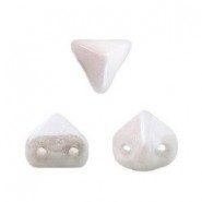 Les perles par Puca® Super-kheops Perlen Opaque White Ceramic Look  03000/14400